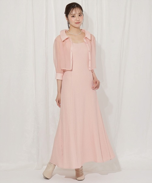 WILLSELECTION（ウィルセレクション）の「シアーブラウス×カットソーマーメイドワンピース（ワンピース・レディース・ミント/ブルー/ピンク/ブラック・FREE）」の19枚目の写真