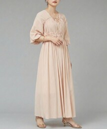 qualite scape | ウェストギャザーワンピース(ワンピース)