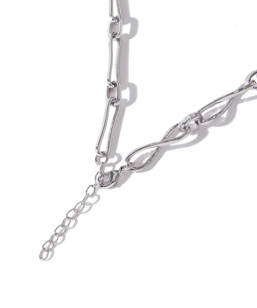 WHO'S WHO gallery（フーズフーギャラリー）の「ニュアンスチェーンネックレス（ネックレス・レディース・ゴールド/シルバー・FREE）」の7枚目の写真