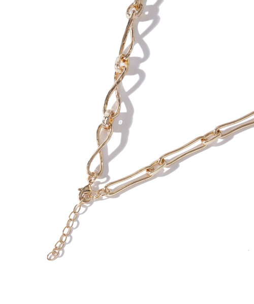 WHO'S WHO gallery（フーズフーギャラリー）の「ニュアンスチェーンネックレス（ネックレス・レディース・ゴールド/シルバー・FREE）」の12枚目の写真