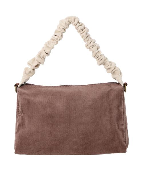 ehka sopo（エヘカソポ）の「くしゅくしゅコーデュロイバッグ（ハンドバッグ・レディース・ベージュ/サックスブルー/ブラウン・F）」の19枚目の写真