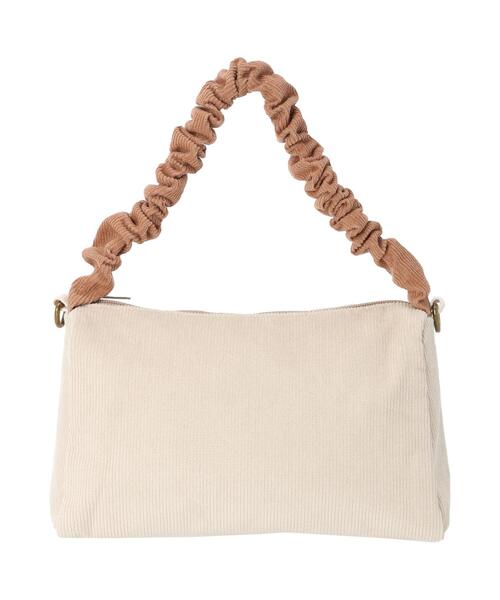 ehka sopo（エヘカソポ）の「くしゅくしゅコーデュロイバッグ（ハンドバッグ・レディース・ベージュ/サックスブルー/ブラウン・F）」の20枚目の写真