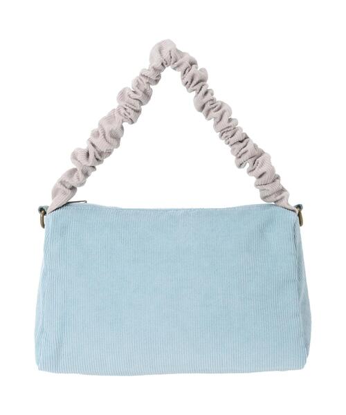 ehka sopo（エヘカソポ）の「くしゅくしゅコーデュロイバッグ（ハンドバッグ・レディース・ベージュ/サックスブルー/ブラウン・F）」の21枚目の写真