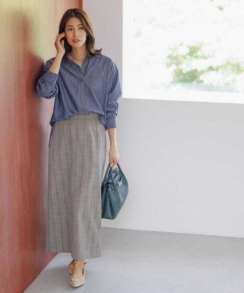 Elura（エルーラ）の「＜レギュラー／低身長サイズ＞映えラクナロースカート／133658（スカート・レディース・ベージュ/ブラウン/ブラック・FREE/FREE(S)）」の11枚目の写真