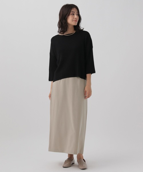Elura（エルーラ）の「＜レギュラー／低身長サイズ＞映えラクナロースカート／133658（スカート・レディース・ベージュ/ブラウン/ブラック・FREE/FREE(S)）」の18枚目の写真