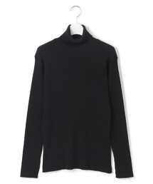 【WOMEN】ANTI PILLING WOOL リブタートルニット