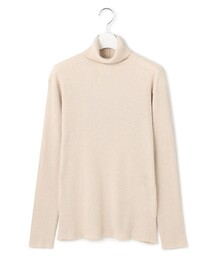 【WOMEN】ANTI PILLING WOOL リブタートルニット