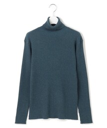 【WOMEN】ANTI PILLING WOOL リブタートルニット