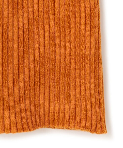 J.PRESS YORK STREET（ジェイプレスヨークストリート）の「【WOMEN】ANTI PILLING WOOL リブタートルニット（ニット/セーター・レディース・アイボリー系/ブラック系/オレンジ系/ダルブルー系・F）」の8枚目の写真