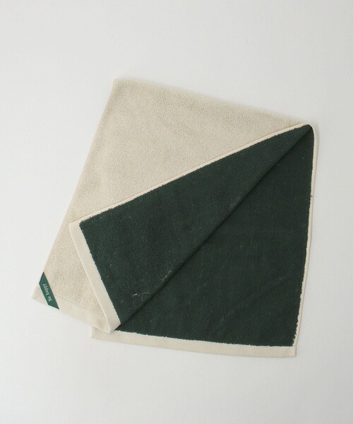 green label relaxing（グリーンレーベルリラクシング）の「GLR スーベニア フェイスタオル（ハンカチ/ハンドタオル・メンズ・ダークグリーン・FREE）」の5枚目の写真