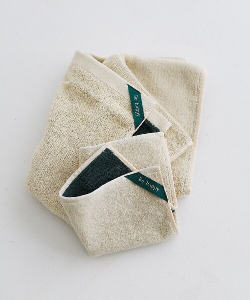 green label relaxing（グリーンレーベルリラクシング）の「GLR スーベニア フェイスタオル（ハンカチ/ハンドタオル・メンズ・ダークグリーン・FREE）」の8枚目の写真