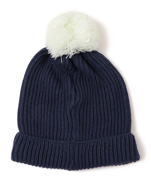 SHIPS(シップス)の「SHIPS KIDS:ポンポン ニット ワッチ(ニットキャップ/ビーニー・キッズ・シルバーグレー/ネイビー・SMALL/MEDIUM)」の12枚目の写真