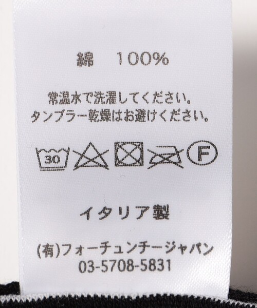 gicipi（ジチピ）の「gicipi:〈洗濯機可能〉FRAGORA（Tシャツ/カットソー・レディース・ブラック/ライトホワイト/ホワイト・ONE SIZE）」の9枚目の写真