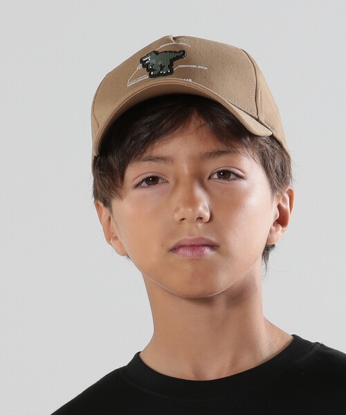 SHOO・LA・RUE（シューラルー）の「シリコン恐竜ツイルキャップ（キャップ・キッズ・ベージュ/ブルー系その他・99）」の9枚目の写真