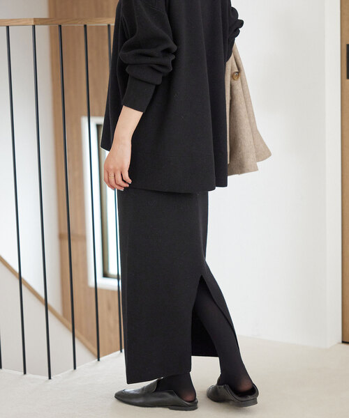 セール】ウォッシャブルスムース ニットスカート（スカート）｜SLOBE  