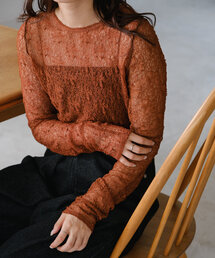 Kastane | カットランダムレースインナー(Tシャツ/カットソー)