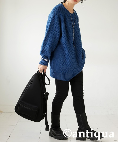 antiqua(アンティカ)の「マシュマロショルダーバッグ(ショルダーバッグ・レディース・ブラック・ONESIZE)」の5枚目の写真