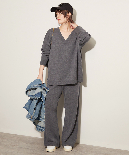 plage（プラージュ）の「CASH TOUCH flare プルオーバー（ニット