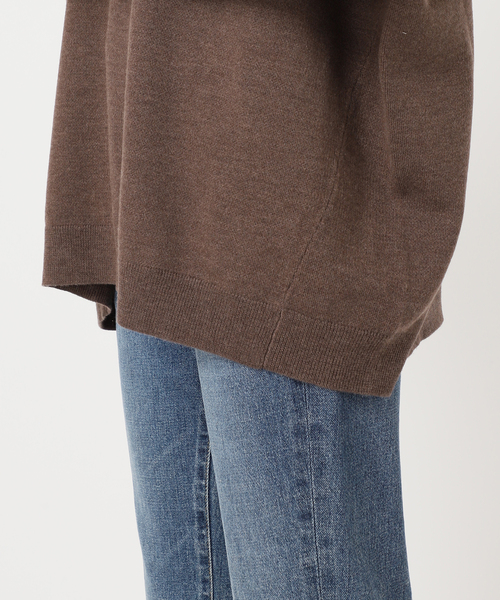 新品　Plage CASH TOUCH flare プルオーバー　ブラウン plage（プラージュ）の「CASH TOUCH flare プルオーバー（ニット