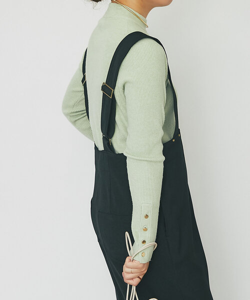 un dix cors（アンディコール）の「ツイルサロペット（サロペット/オーバーオール・レディース・ブラック/ブラウン・FREE）」の14枚目の写真