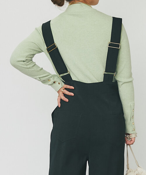 un dix cors（アンディコール）の「ツイルサロペット（サロペット/オーバーオール・レディース・ブラック/ブラウン・FREE）」の15枚目の写真