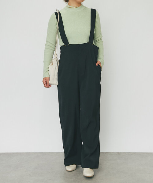 un dix cors（アンディコール）の「ツイルサロペット（サロペット/オーバーオール・レディース・ブラック/ブラウン・FREE）」の20枚目の写真