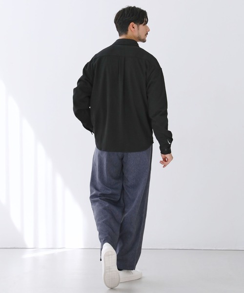 セール】デニムライクルーズスラックスパンツ（スラックス