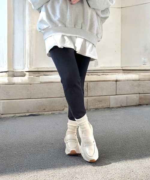 ASH（アッシュ）の「ASH/アッシュ【ROMIE】ローファースニーカー 厚底 コインローファー（ローファー・レディース・ブラック/ホワイト・35/36/37/38/39/40）」の18枚目の写真