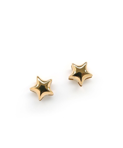 colleca la（コレカラ）の「[stainless]ステンレス・両面スター ワンタッチピアス〈金属アレルギー対応〉（ピアス（両耳用）・レディース・シルバー/ゴールド・FREE）」の8枚目の写真