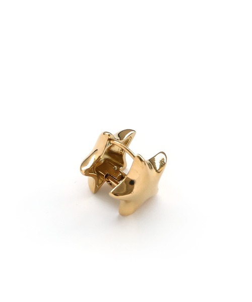 colleca la（コレカラ）の「[stainless]ステンレス・両面スター ワンタッチピアス〈金属アレルギー対応〉（ピアス（両耳用）・レディース・シルバー/ゴールド・FREE）」の9枚目の写真