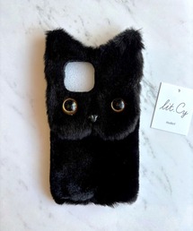 lit.Cy | 猫ちゃん ファー スマホケース iPhoneケース(スマホケース/カバー)