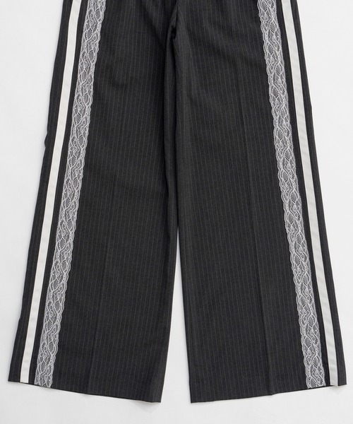 PRANK PROJECT（プランクプロジェクト）の「サイドレースラインスラックス / Side Lace Line Slacks（スラックス・レディース・グレー・36/38）」の10枚目の写真