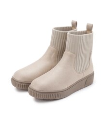 SHOO・LA・RUE | 【高レビュー/撥水】すっぽりラクラク はきぐちニットブーツ(ブーツ)