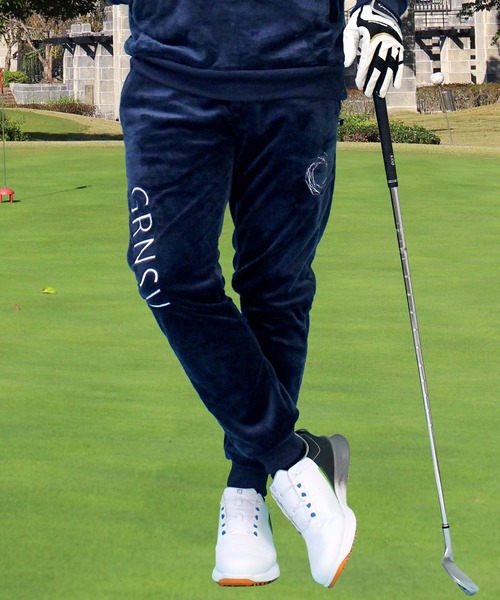 【セール】ゴルフウェア シャギーボアフリース ゴルフパンツ ボトムス ジョガーパンツ メンズ（ゴルフグッズ）｜GIORNO SEVEN（ジョルノセブン）