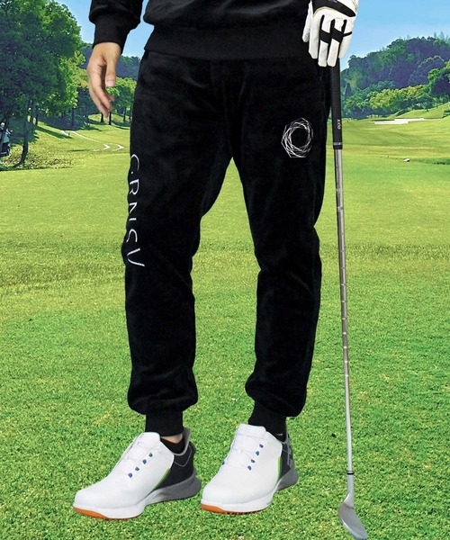 【セール】ゴルフウェア シャギーボアフリース ゴルフパンツ ボトムス ジョガーパンツ メンズ（ゴルフグッズ）｜GIORNO SEVEN（ジョルノセブン）