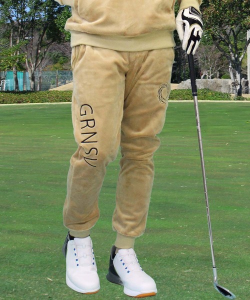【セール】ゴルフウェア シャギーボアフリース ゴルフパンツ ボトムス ジョガーパンツ メンズ（ゴルフグッズ）｜GIORNO SEVEN（ジョルノセブン）