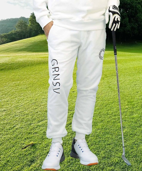 【セール】ゴルフウェア シャギーボアフリース ゴルフパンツ ボトムス ジョガーパンツ メンズ（ゴルフグッズ）｜GIORNO SEVEN（ジョルノセブン）