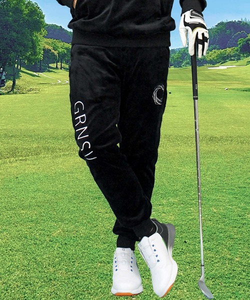 【セール】ゴルフウェア シャギーボアフリース ゴルフパンツ ボトムス ジョガーパンツ メンズ（ゴルフグッズ）｜GIORNO SEVEN（ジョルノセブン）