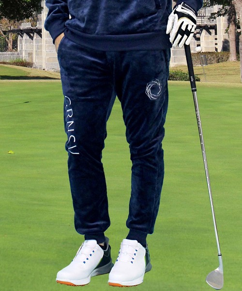 【セール】ゴルフウェア シャギーボアフリース ゴルフパンツ ボトムス ジョガーパンツ メンズ（ゴルフグッズ）｜GIORNO SEVEN（ジョルノセブン）