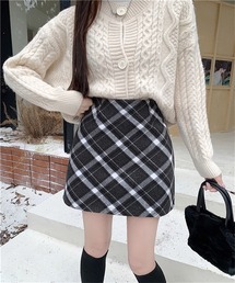 FREE STYLISTS（フリー スタイリスト）の「チェック柄ミニスカート（スカート）」