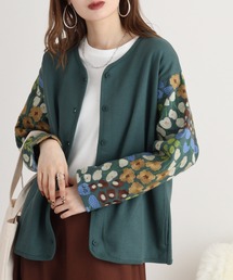EMAGO 袖刺繍カーデ