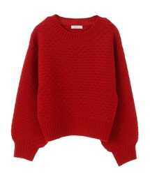 earth music&ecology | ポコポコジャガードニットプルオーバー(ニット/セーター)