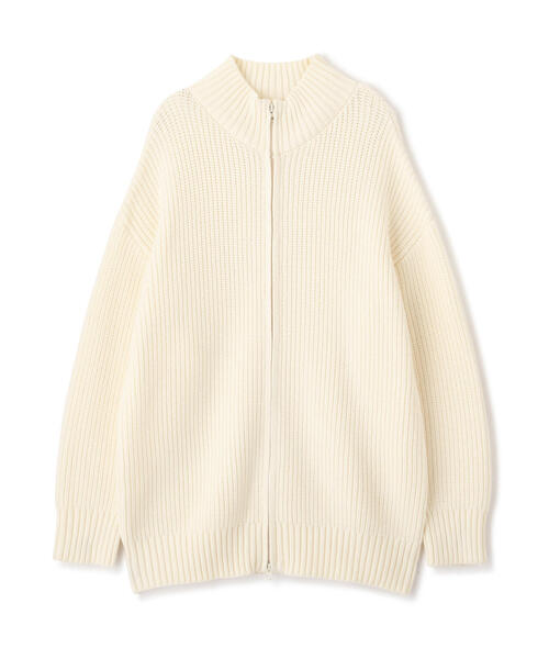 FREE'S MART（フリーズマート）の「◆ジップニットミニワンピース（ワンピース・レディース・ブラック/ホワイト/グレー・FREE）」の6枚目の写真