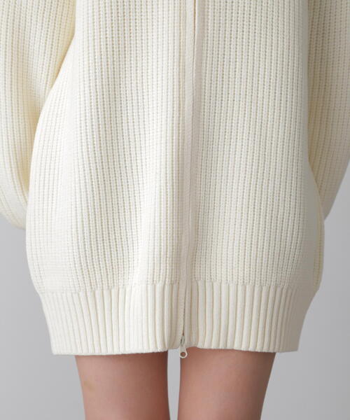 FREE'S MART（フリーズマート）の「◆ジップニットミニワンピース（ワンピース・レディース・ブラック/ホワイト/グレー・FREE）」の21枚目の写真