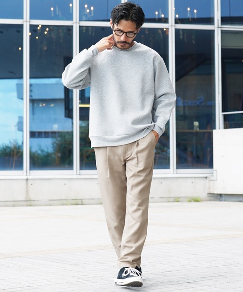 jiggys shop（ジギーズショップ）の「ポリツイルテーパードイージーパンツスラックス（スラックス・メンズ・ベージュ/ブラック/ネイビー・SMALL/MEDIUM/LARGE/X-LARGE）」の14枚目の写真