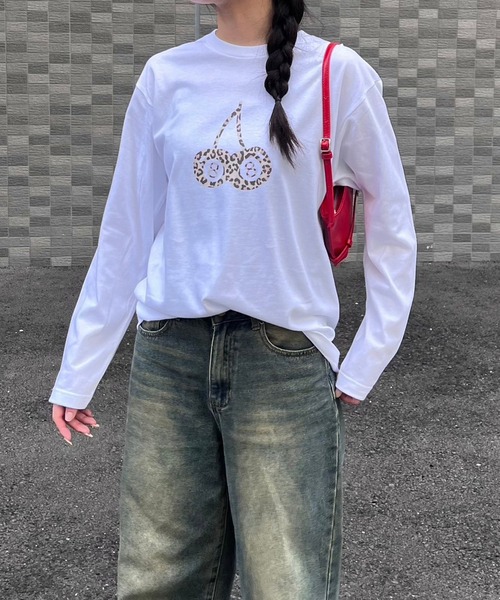 Leonard フローラルプリント 半袖Tシャツ サイズ42 楽天市場】日本製 手描きプリント コットンTシャツ 半袖 (358422