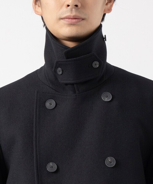 ATON(エイトン)の「【ATON/エイトン】SUPER 160S DOUBLE SAXONY DOUBLE BREASTED COAT(トレンチコート・メンズ・ブラウン/ブラック・4/6/2)」の10枚目の写真