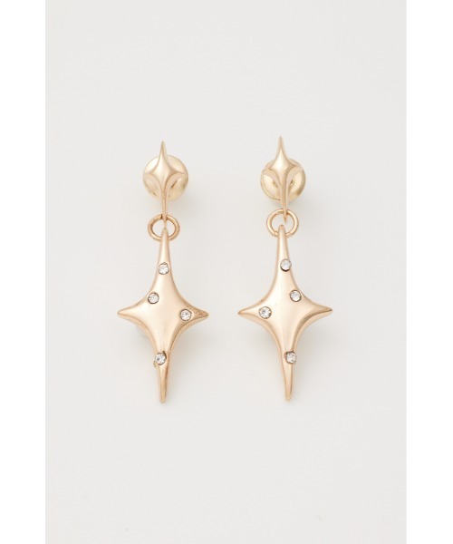 LAGUA GEM（ラグアジェム）の「GLINT DROP ピアス（ピアス（両耳用）・レディース・ゴールド/シルバー・FREE）」の2枚目の写真