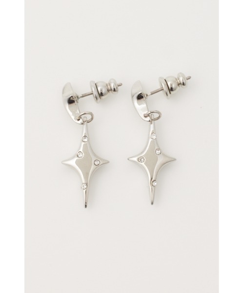 LAGUA GEM（ラグアジェム）の「GLINT DROP ピアス（ピアス（両耳用）・レディース・ゴールド/シルバー・FREE）」の4枚目の写真