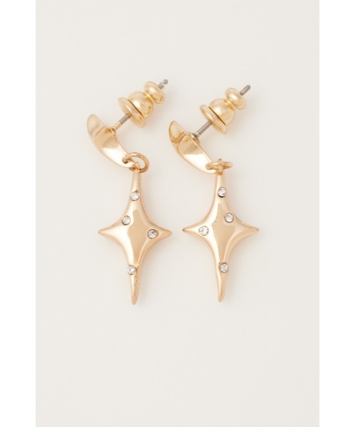 LAGUA GEM（ラグアジェム）の「GLINT DROP ピアス（ピアス（両耳用）・レディース・ゴールド/シルバー・FREE）」の9枚目の写真